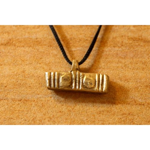 CIRCLES AND LINES NECKLACE