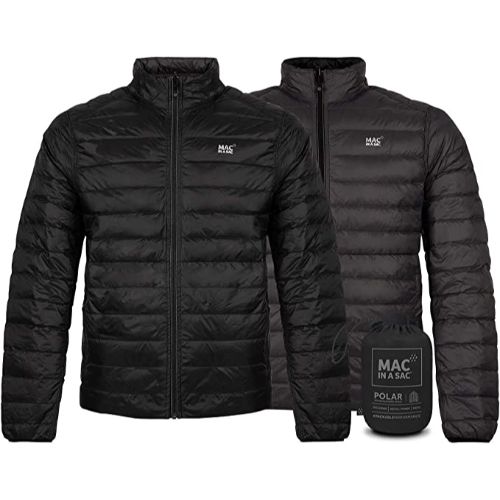 MENS REV POLAR JACKET(SACK) -BLACK/CHARCOAL