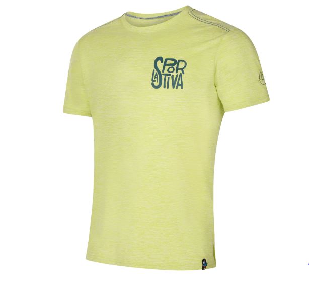 LA SPORTIVA POCKET LOGO T-SHIRT M LIME PUNCH