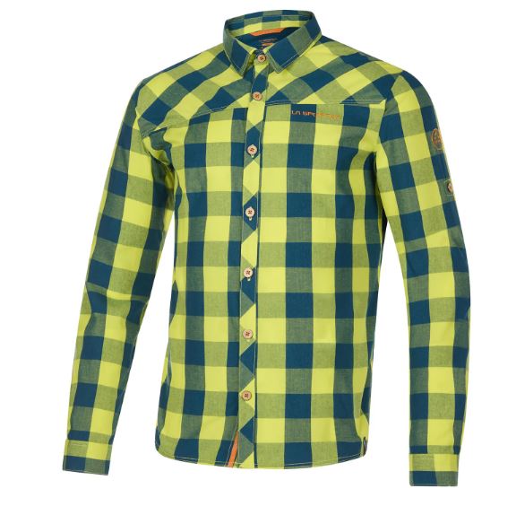 LA SPORTIVA ANDES LS SHIRT M LIME PUNCH/HAWAIIAN SUN