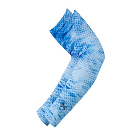 BUFF ANGLER ARM SLEEVES CAMO - BLUE