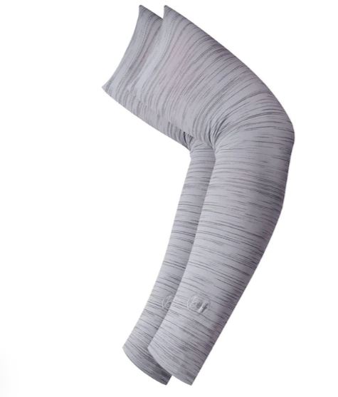 BUFF REFLECTIVE ARM SLEEVES - LIGHT GREY