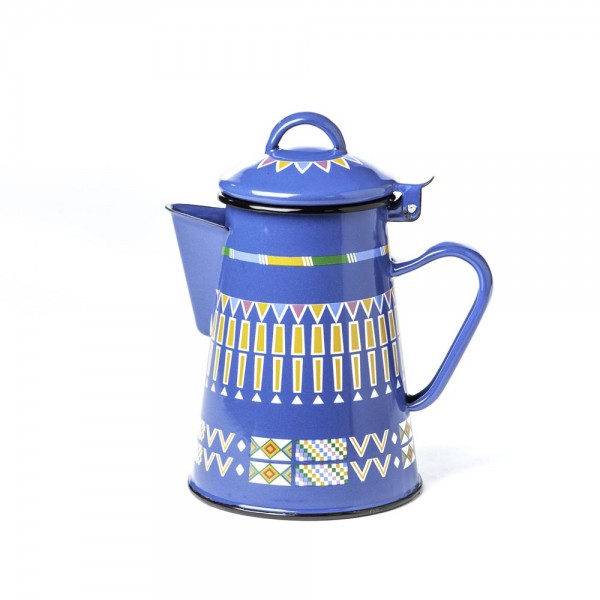 HISTORICAL TEA POT - 2.4L BLUE 22-2875