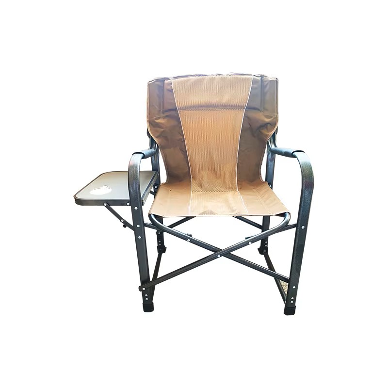 Foldable chair with table