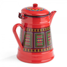 HISTORICAL TEA POT - 1.0L RED 22-3794