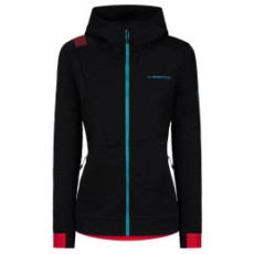 MOOD HOODY BLACK/HIBISCUS