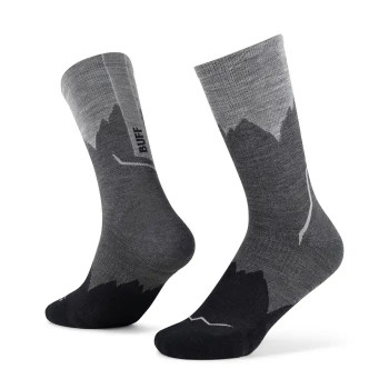 LW Merino Wool Crew Socks Black