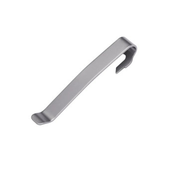 QUICK-RELEASE POCKET CLIP-MATTE SILVER